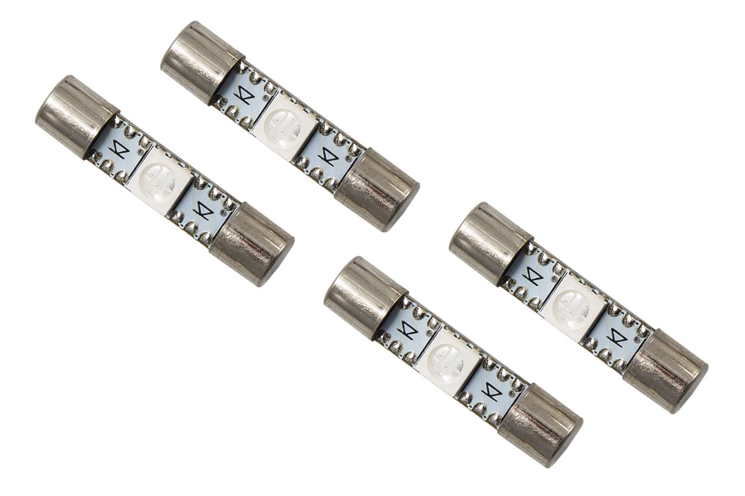 Set of 4 28mm SMF1 LED Bulb Blue Diode Dynamics