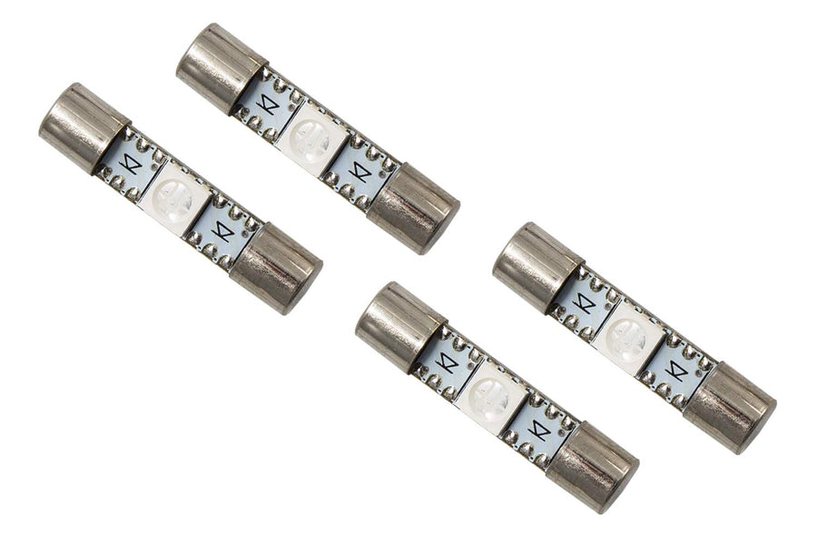 Set of 4 28mm SMF1 LED Bulb Blue Diode Dynamics