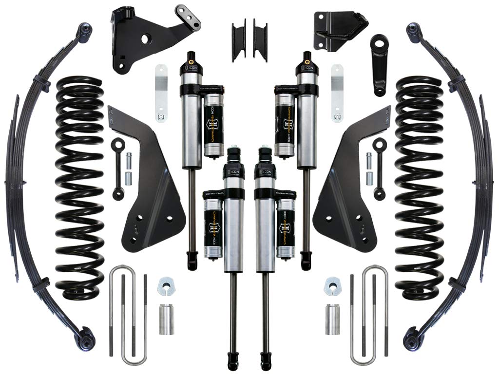 Stage 4 Suspension System, ICON 7" Lift Compatible with 2008-2010 Ford F250/F350, K67203