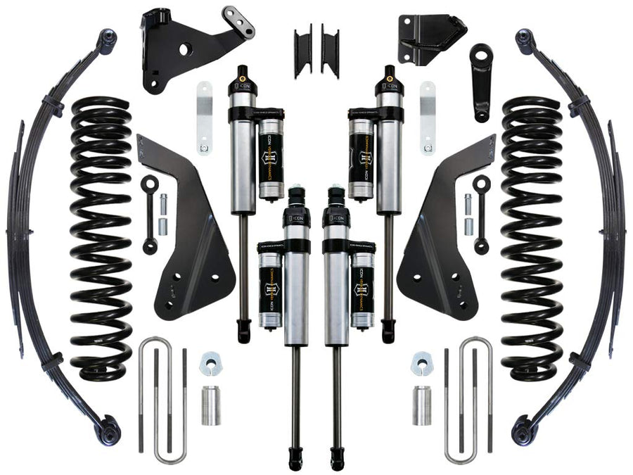 Stage 4 Suspension System, ICON 7" Lift Compatible with 2008-2010 Ford F250/F350, K67203