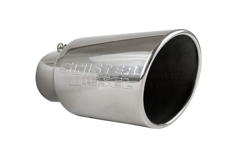 Polished Sinister Diesel 304 Stainless Steel Exhaust Tip (4" to 6")