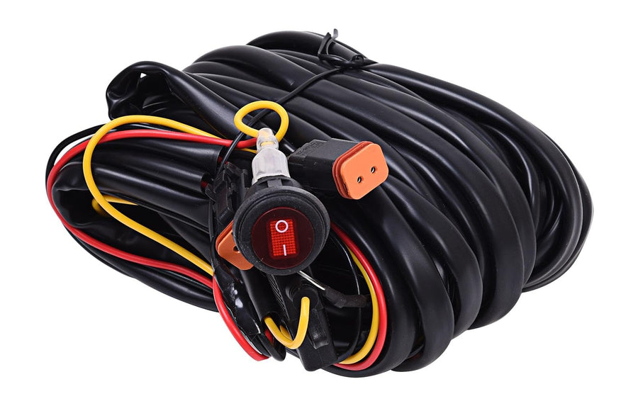 Lamp Wiring Harness KC HiLiTES 63091 For 2 Backup Lights 110W Max