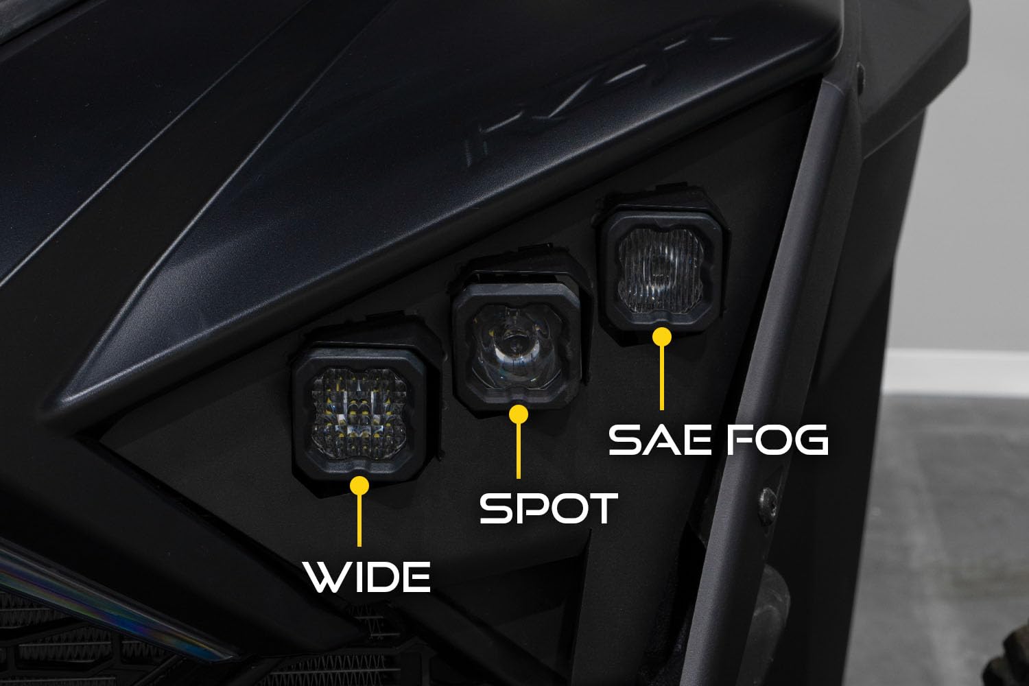Diode Dynamics SSC1 LED Headlight Kit SSC1 Pro compatible with Polaris RZR 2020-2023