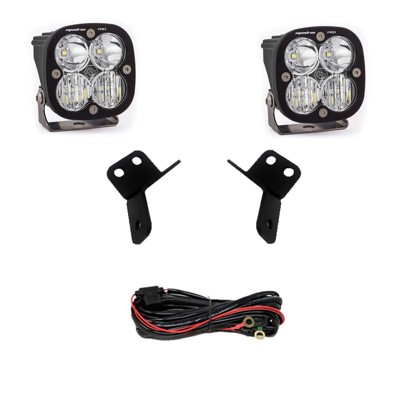 Baja Designs A-Pillar Light Kit Squadron Pro LED for Honda Talon 2019-21 UTV (Driving/Combo; Clear)