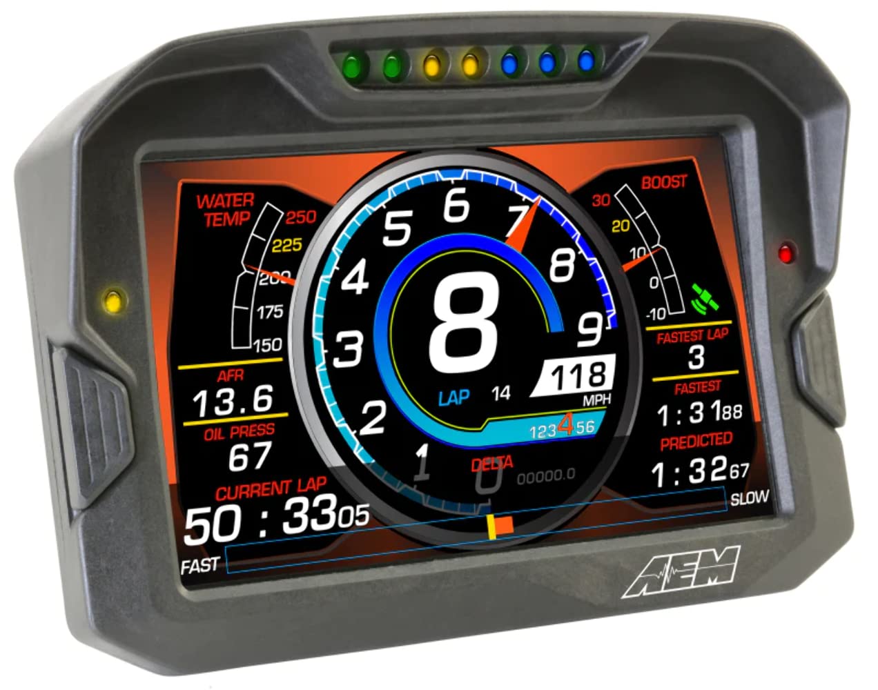 30-5700 AEM ELECTRONICS CD-7 Carbon Non-Logging/Non GPS Display Kit