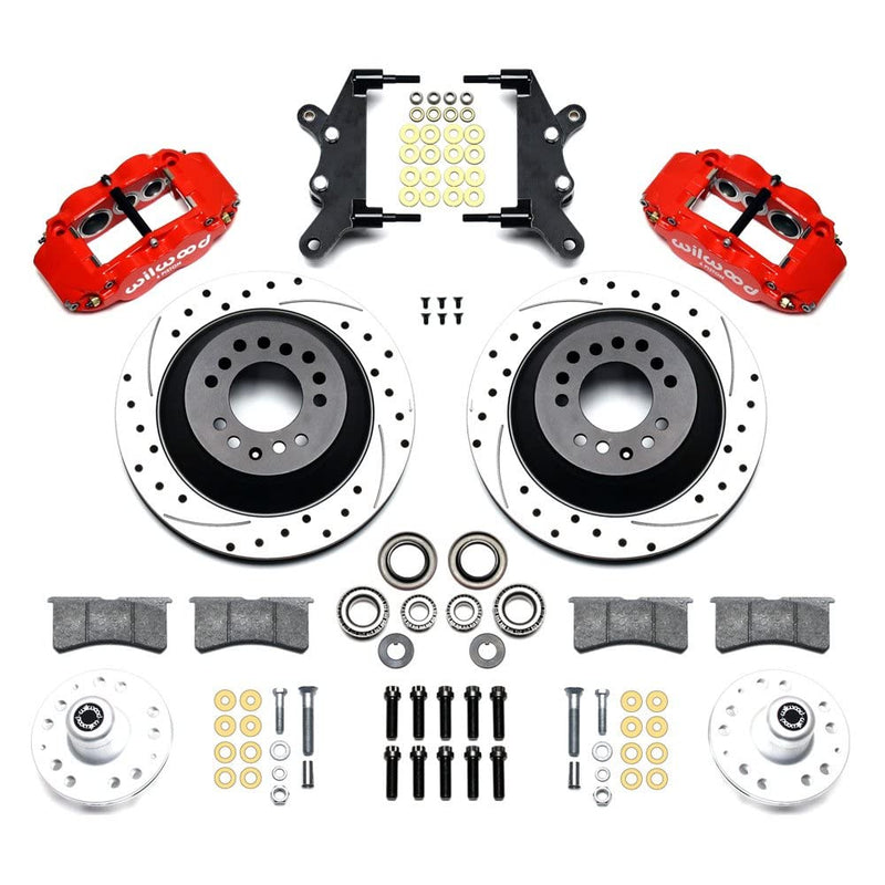 1PC Rtr Kit, FNSL6R Front Hub,12.88",Dril -Red