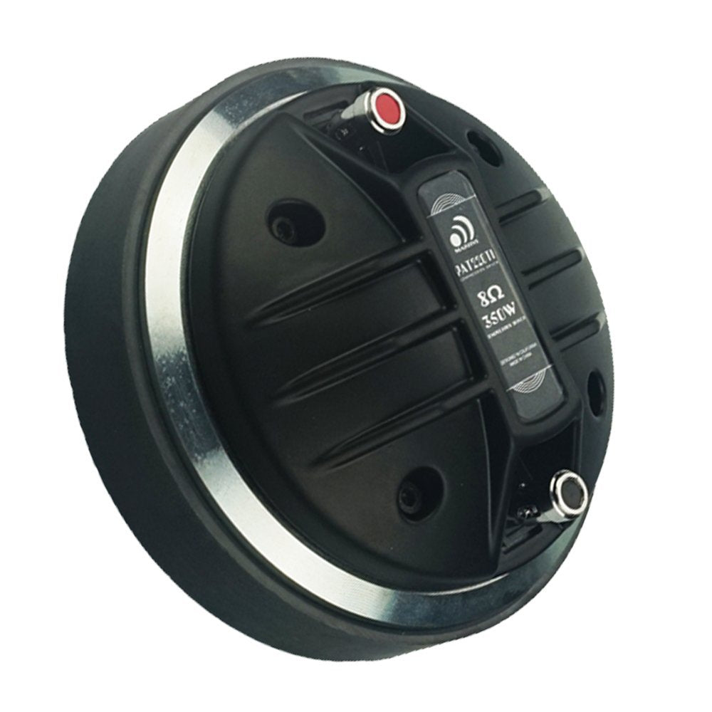 PAT220Ti Massive Audio – 350 Watt / 75w RMS, 1 Inch Screw-On Compression Driver, 44.4mm Voice Coil, 1 3/8 Inch Screw Mount 8Ohm