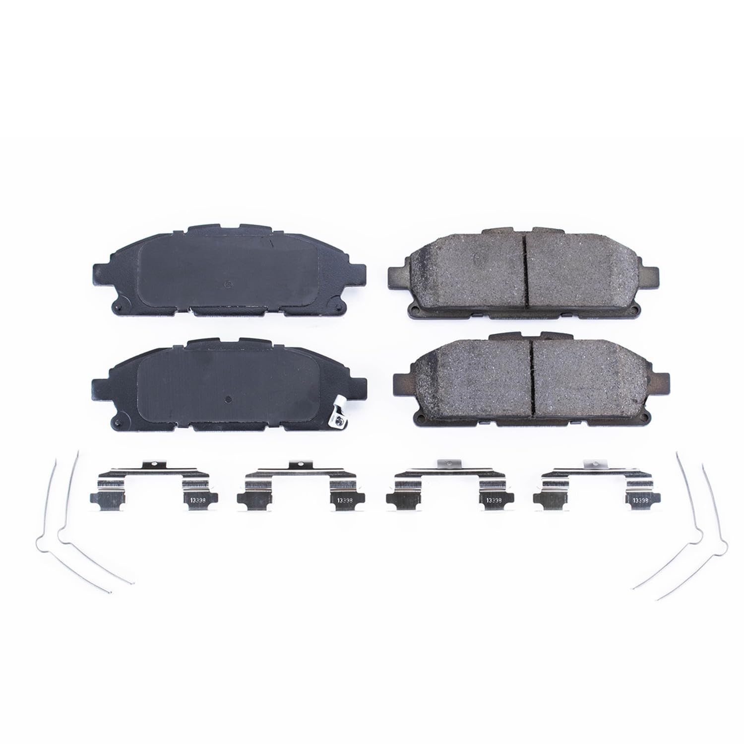 Power Stop Brake Kit Front For Nissan Quest 2011-17 - Ceramic Brake Pads With Installation Hardware, 17-1552
