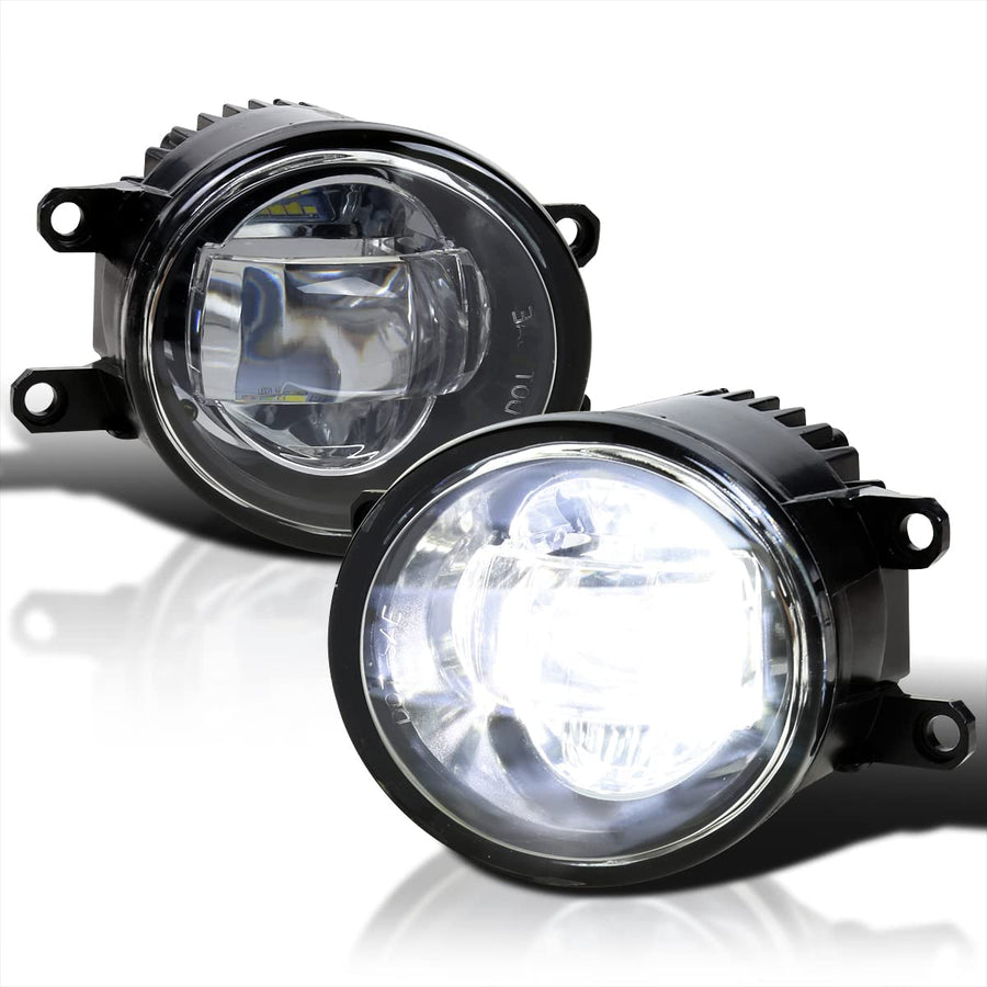 Spec-D Tuning Projector Universal LED Fog Lights Black Inner Bezel Compatible with Lexus GS350 2013-2015