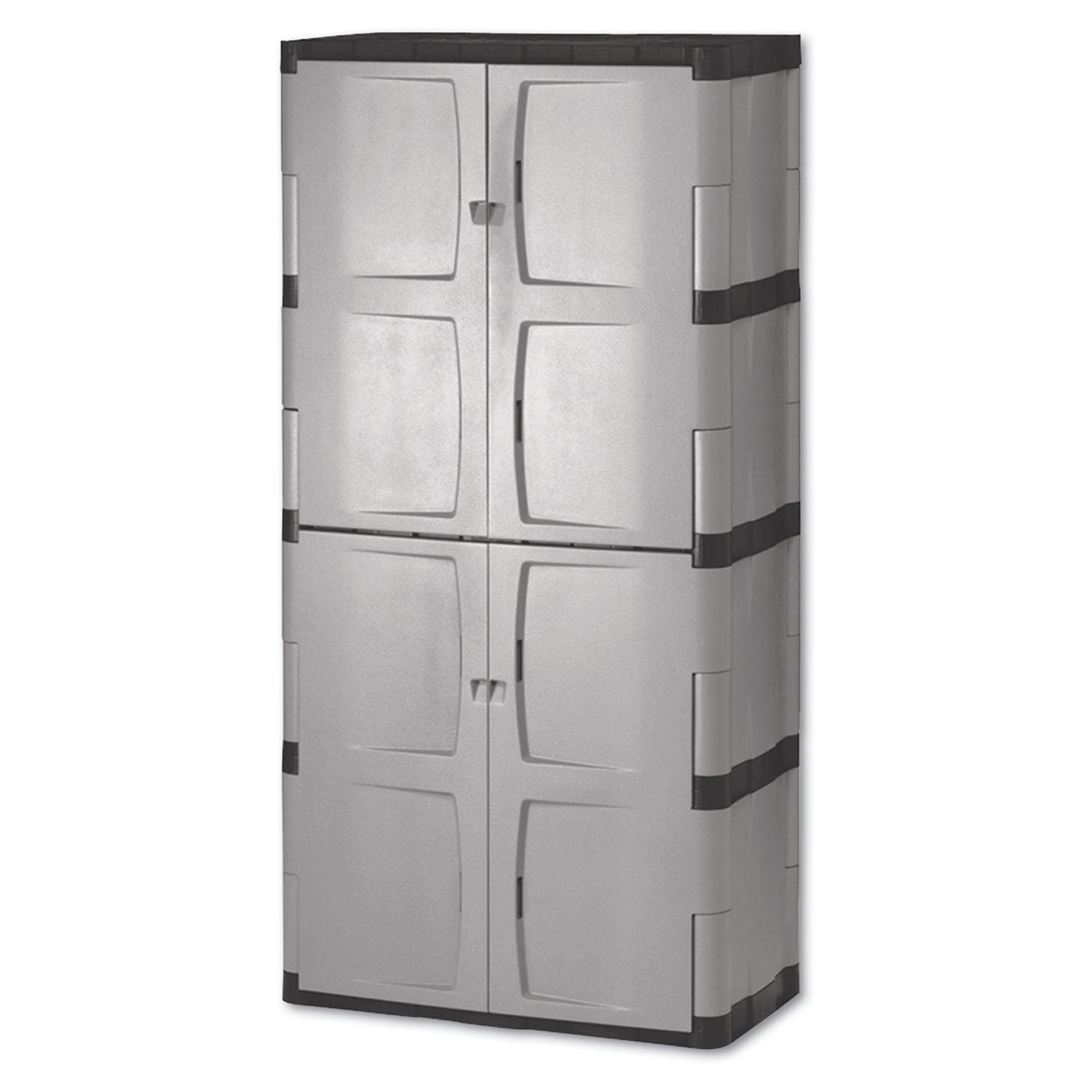 Rubbermaid 72" Mica & Charcoal FG708300MICHR Full Double Door Cabinet