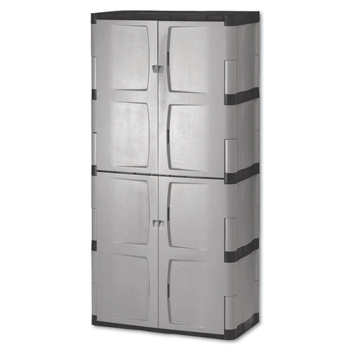 Rubbermaid 72" Mica & Charcoal FG708300MICHR Full Double Door Cabinet