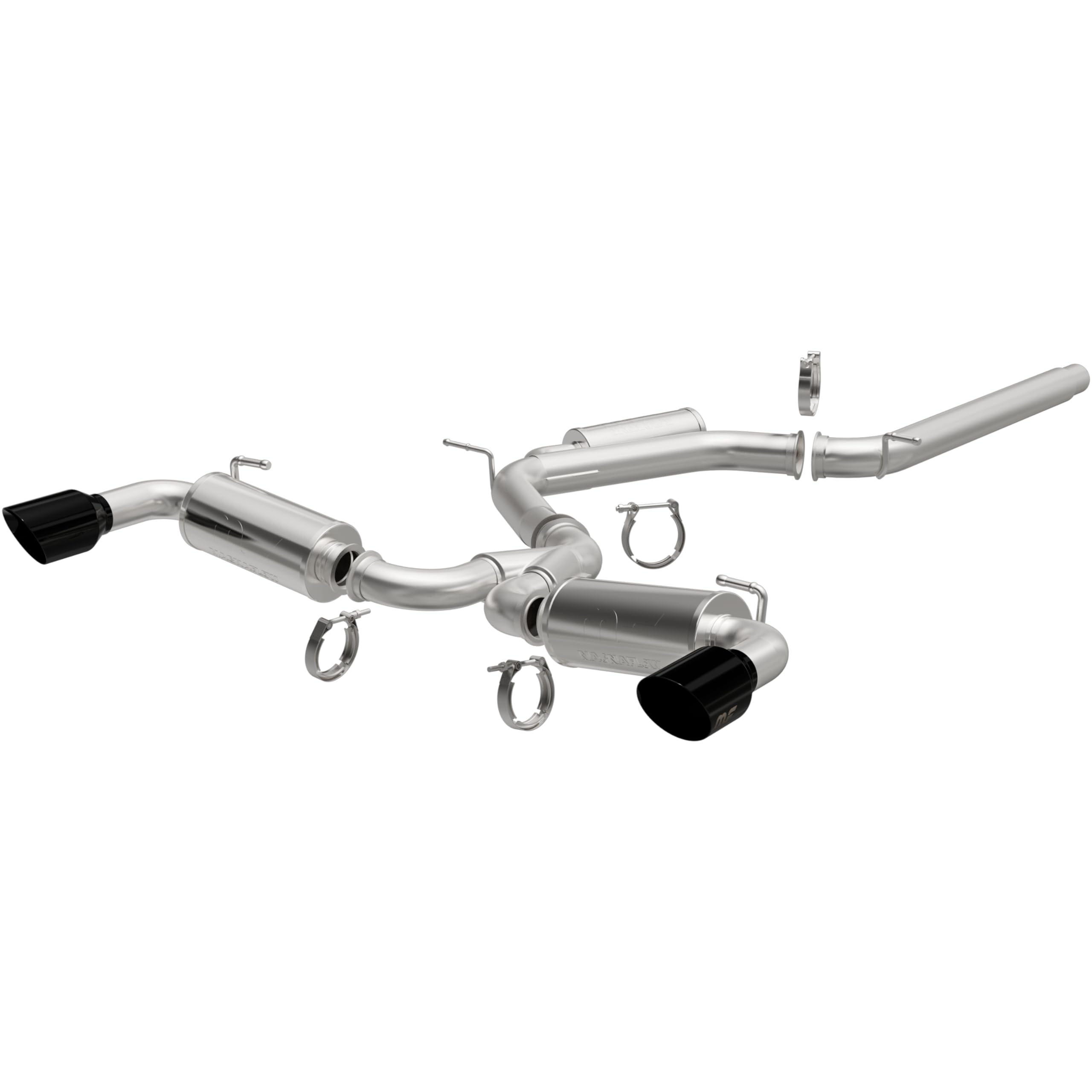 MagnaFlow Performance Exhaust System 19622: NEO Series, Cat-Back, Compatible with 2022-2025 Volkswagen GTI, Dual Split Rear Exit Style