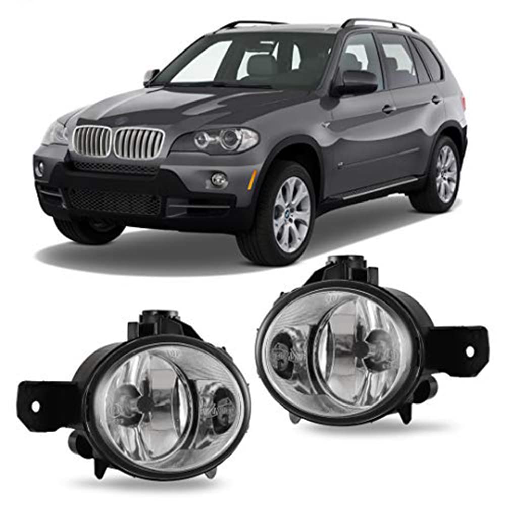 Winjet Driving Fog Lights Compatible with BMW [2012-2014 2015 X1] [2007-2010 X3] [2007 2008 2009 2010 2011 2012 2013 X5]