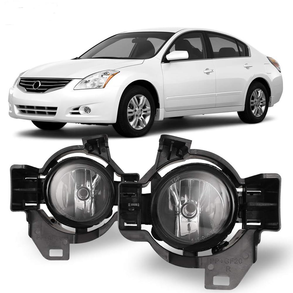 OEM Series Winjet for [2010-2012 Nissan Altima] Driving Fog Lights + Switch + Wiring Kit