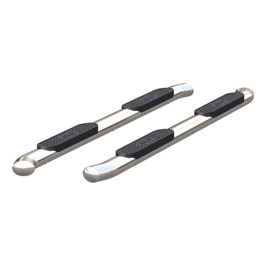 4-Inch Oval ARIES Polished Stainless Steel Nerf Bars, Select Ford Ranger SuperCrew