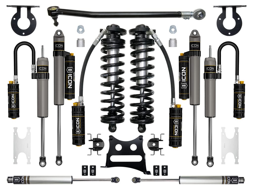 2.5-3" Lift, ICON Stage 5 Coilover Conversion System, Compatible with 2017-2022 Ford F250/F350, K63145