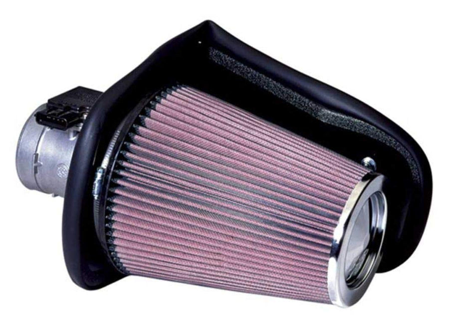Cold Air Intake System K&N: High-Flow Air-Filter, Increase Performance & Horsepower: Compatible with 2003-2004 Ford Mustang SVT Cobra, 57-2545