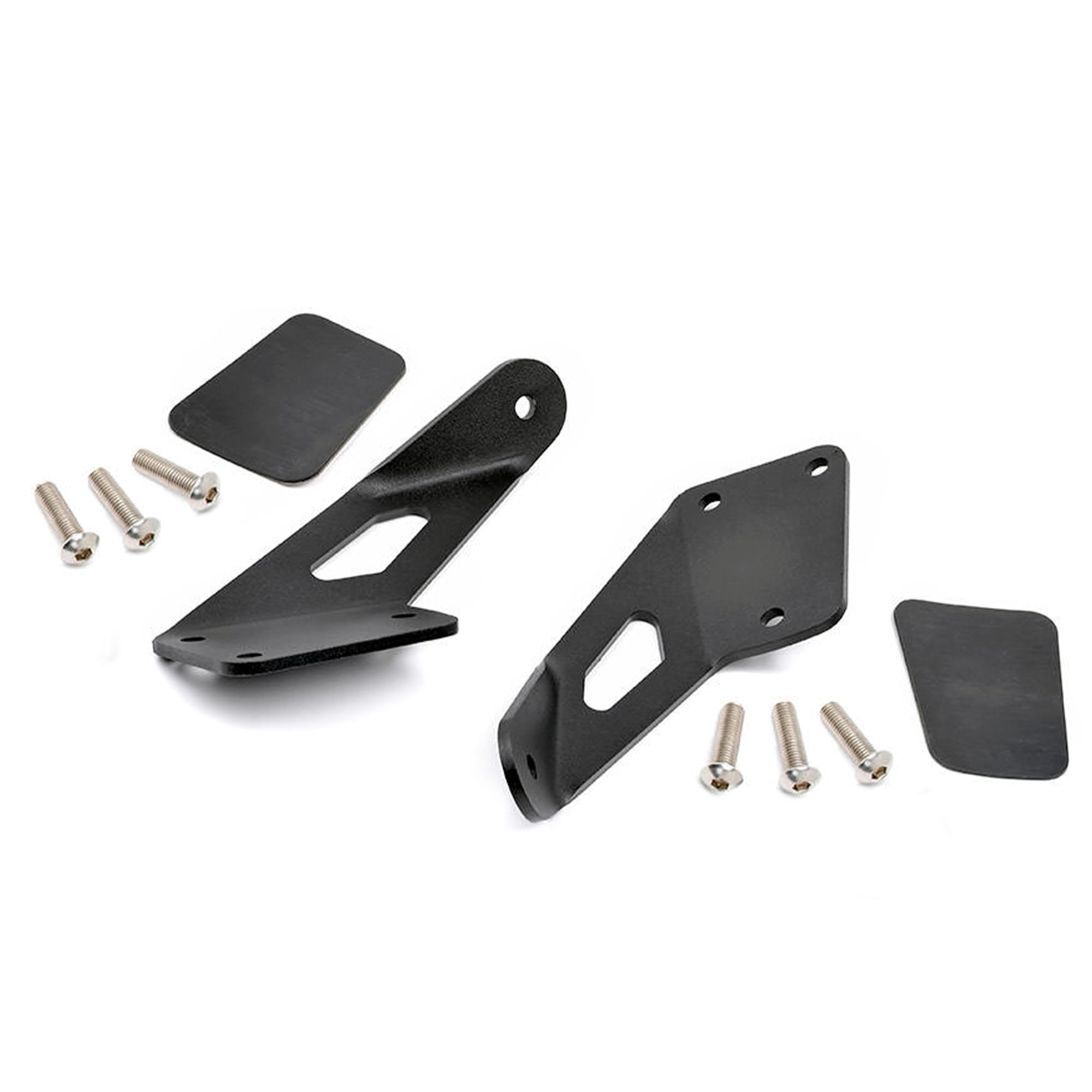 20" Rough Country LED Hood Brackets for 1997-2006 Jeep Wrangler TJ - 70210