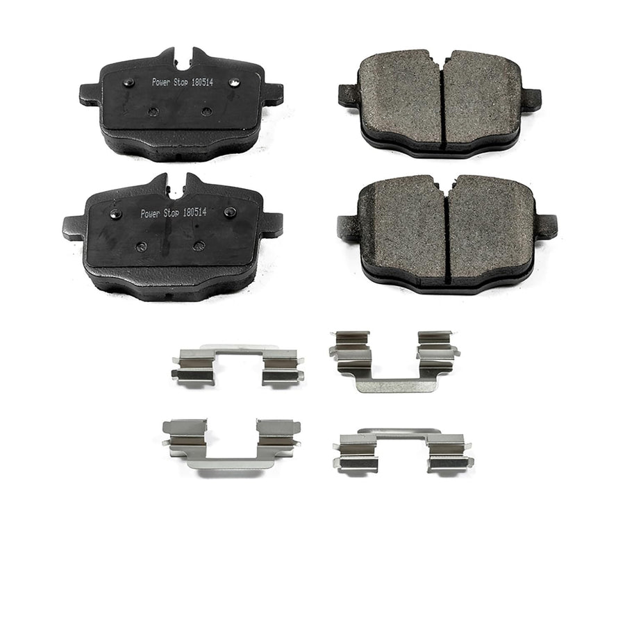 Z17 Power Stop 17-1469 Rear Ceramic Brake Pads with Hardware