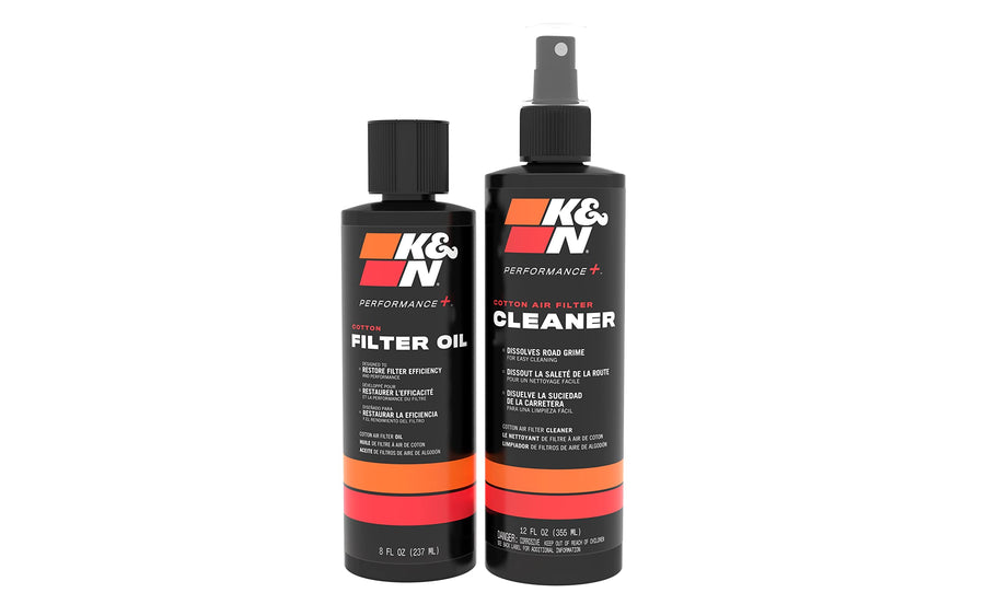 K&N Cleaning Kit Air Filter: Squeeze Bottle Filter Cleaner and Blue Oil Kit; Restores Engine Air Filter Performance; Service Kit-99-5050BL