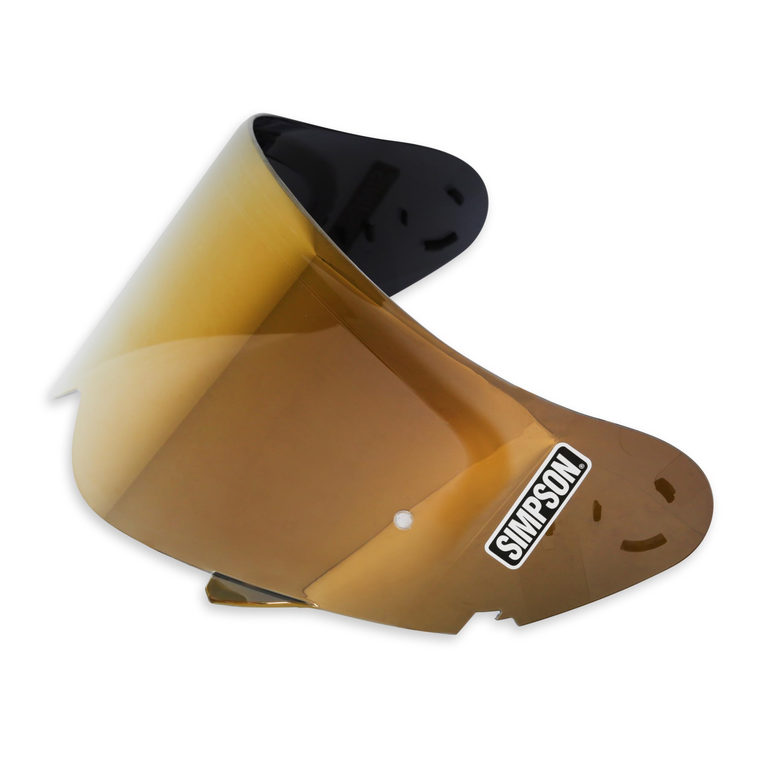 Simpson GBGSE Motorcycle Helmet Shield - Ghost/Speed Bandit Series - Gold Mirrored