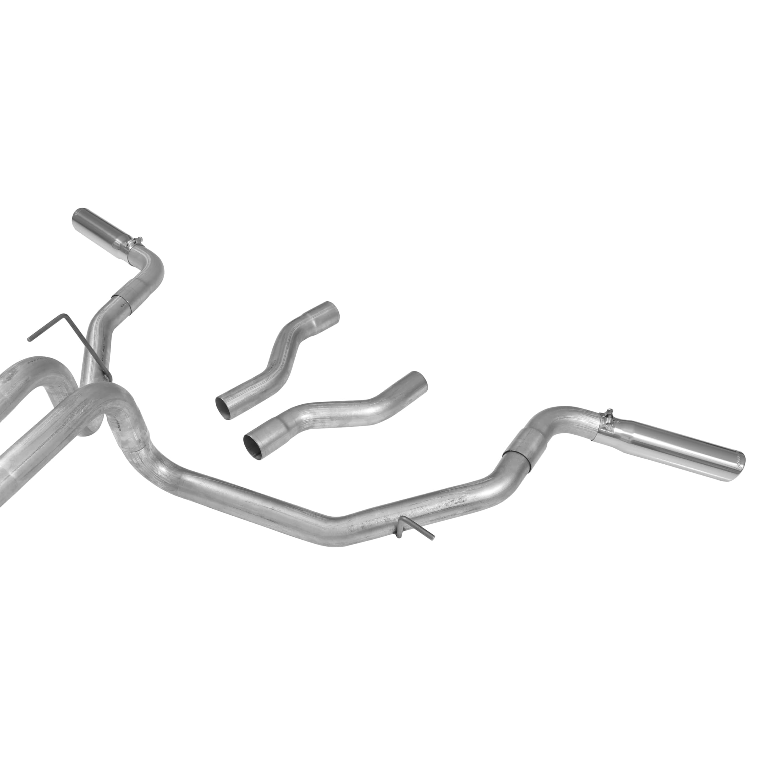Flowmaster American Thunder 8174817 Cat-Back Exhaust Kit 2.5 Inch Stainless Steel 3 Inch Polished 304 Stainless Steel Tips Compatible with 2004-2008 Ford F-150 Lincoln Mark LT 4.6L 5.4L