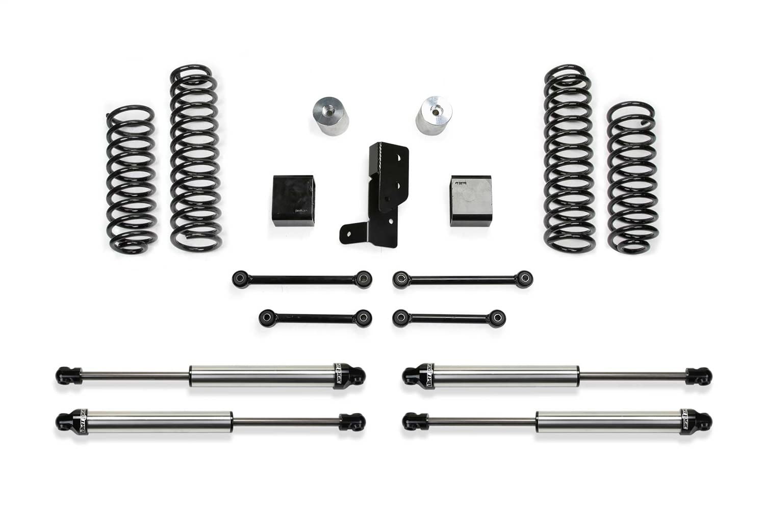 2021 Jeep JL 4XE Fabtech 4 Dr 3in Sport System w/DLSS SHKS (4200DL)