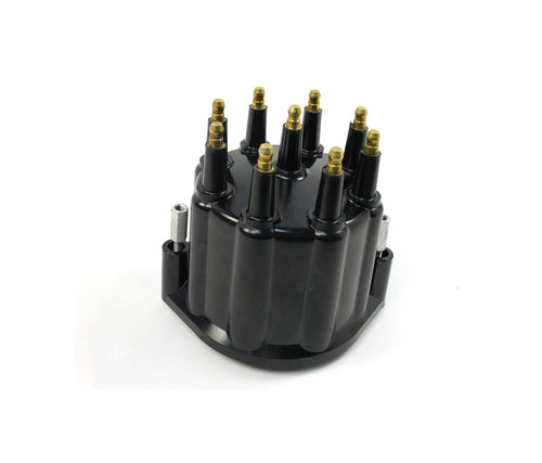 Black Male Cap Pertronix D651710 for Flame-Thrower Marine Billet Distributor 8 Cylinder Engine