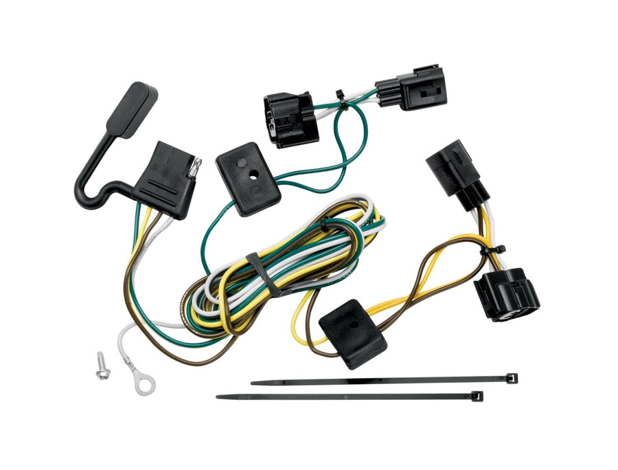 Tekonsha T-One® 118409 T-Connector Harness, 4-Way Flat, Compatable with 1998-2006 Jeep TJ, 1998-2006 Jeep Wrangler, Black