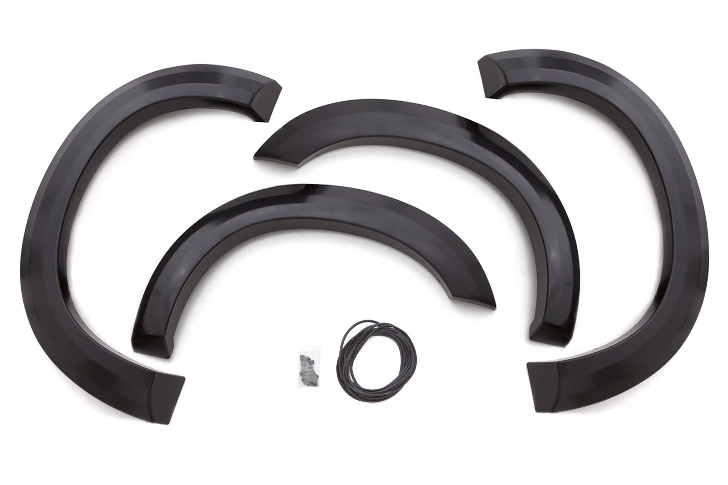 Lund EX202T Front and Rear EX-Extrawide Style Textured Fender Flare, 4 Piece