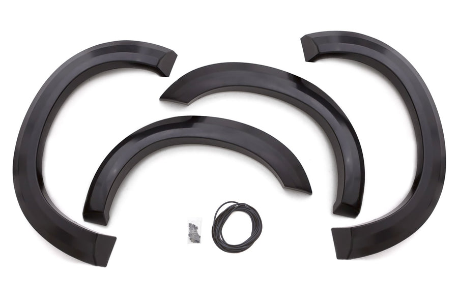 Lund EX202T Front and Rear EX-Extrawide Style Textured Fender Flare, 4 Piece