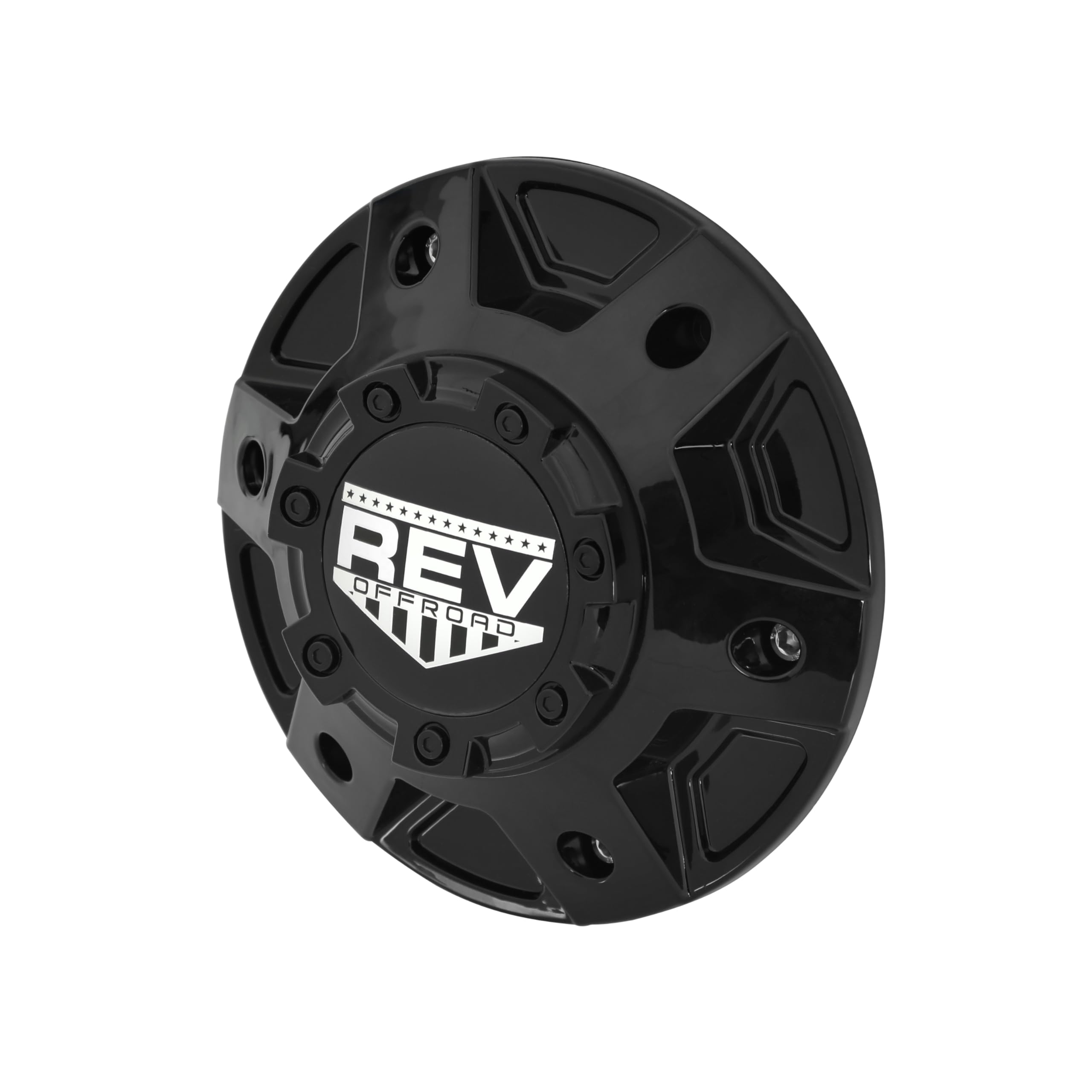 C10895B-6 REV Wheels 895 Series Cap - Gloss Black - 6-Lug