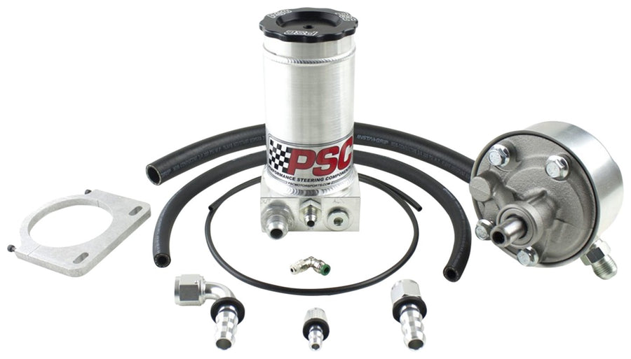 1400 Series PSC Motor Sports Power Steering Pump And Remote Reservoir Kit PK1405