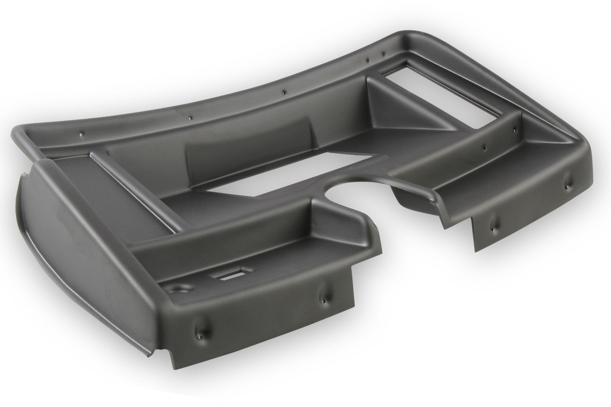 Dash Bezel Holley EFI 553-387 - with RH Vent Opening Only - Black
