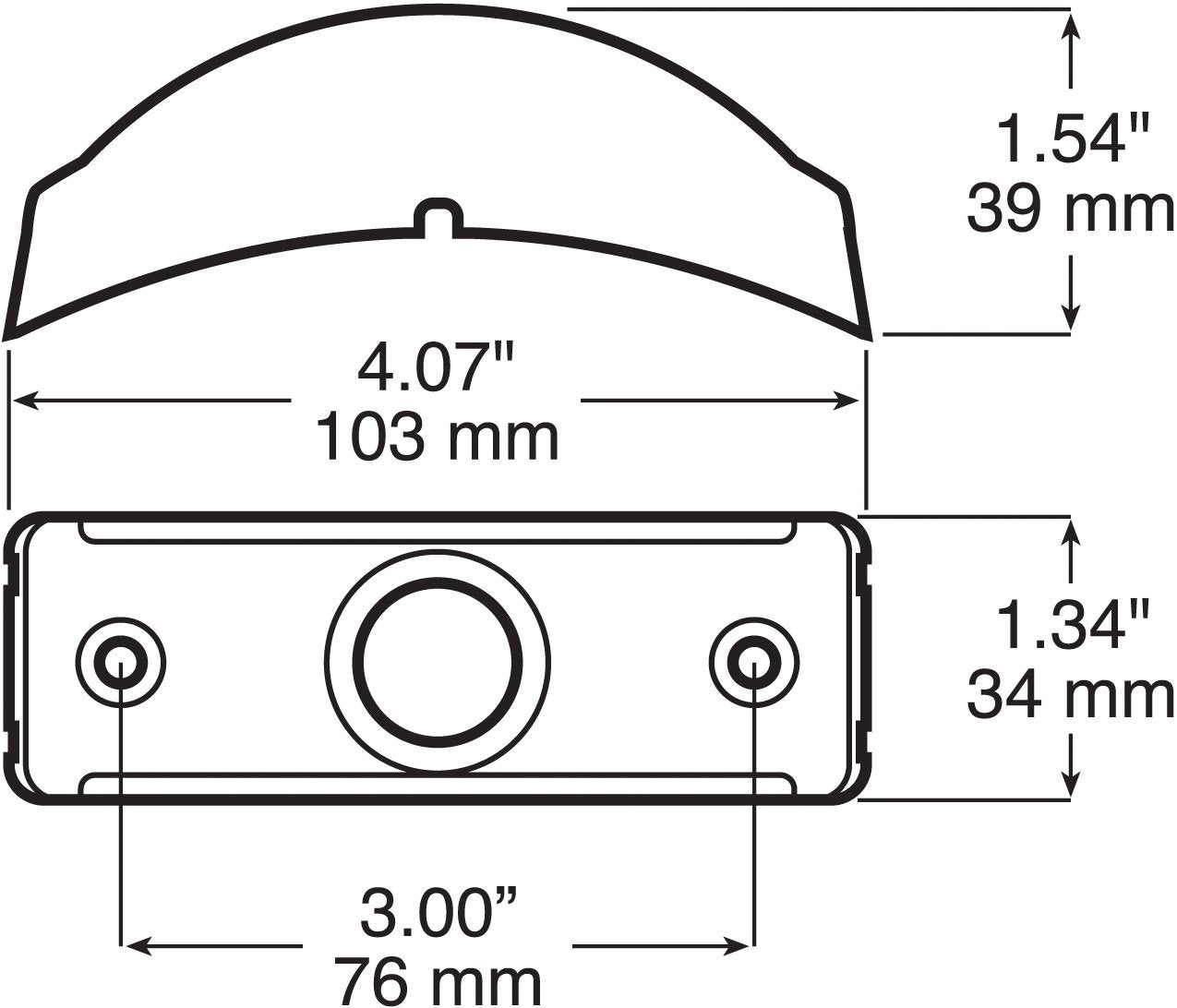 Branch Deflector Peterson Manufacturing 176-13 for Curved Surfaces