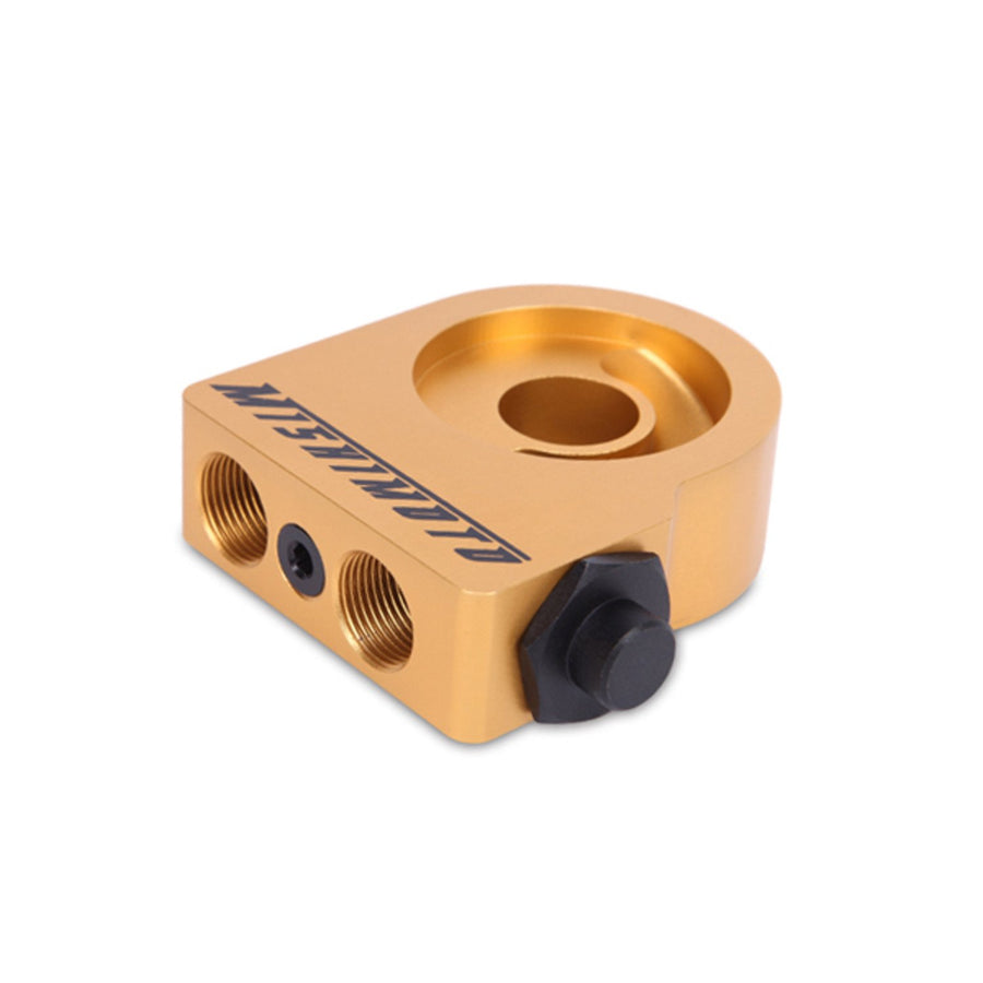 MMOP-SPT Mishimoto Thermostatic Oil Sandwich Plate Gold