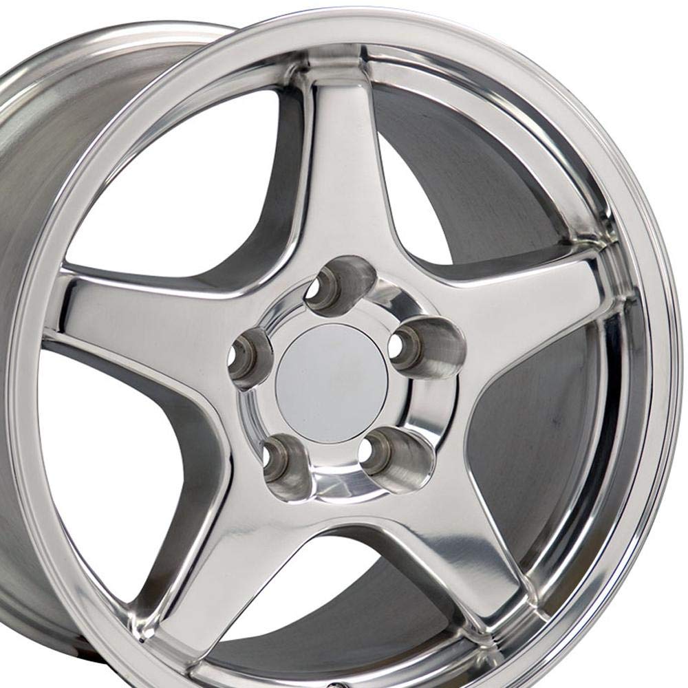 CV01-17095-5475-56P Tires OE Wheels LLC Polished Wheel Painted (17 x 9.5 inches /5 x 120 mm, 56 mm Offset