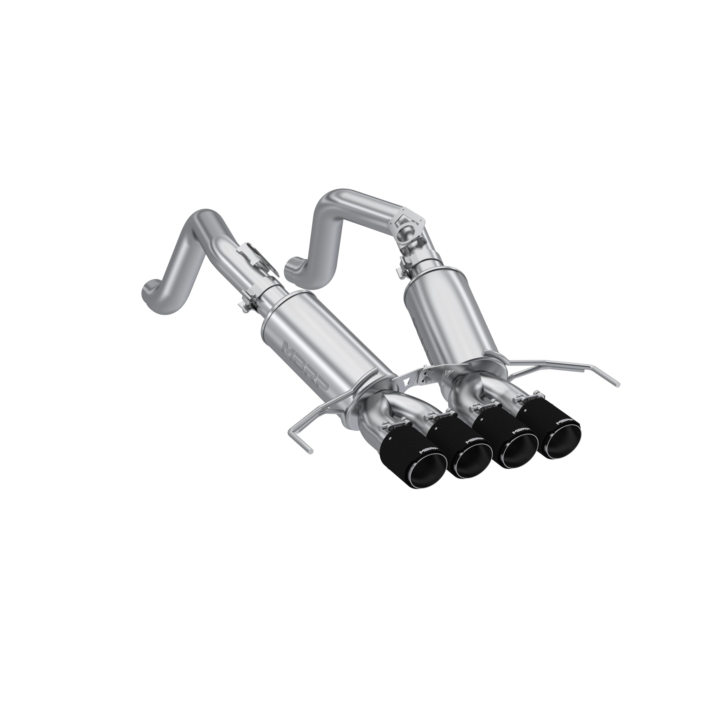 14-19 MBRP For Chevrolet Corvette 3in Dual Split Rear Cat Back w/Carbon Fiber Tips