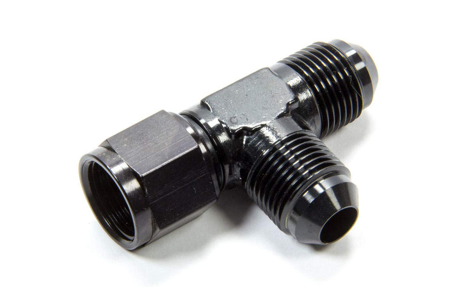 Black -8AN T Female Swivel On Run Fragola