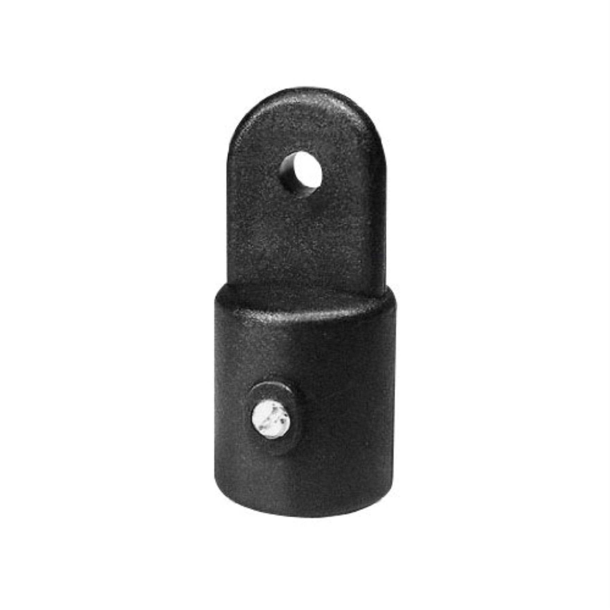 Bimini Top Kit Round Tube with Nylon Fittings, Jet Black Sunbrella