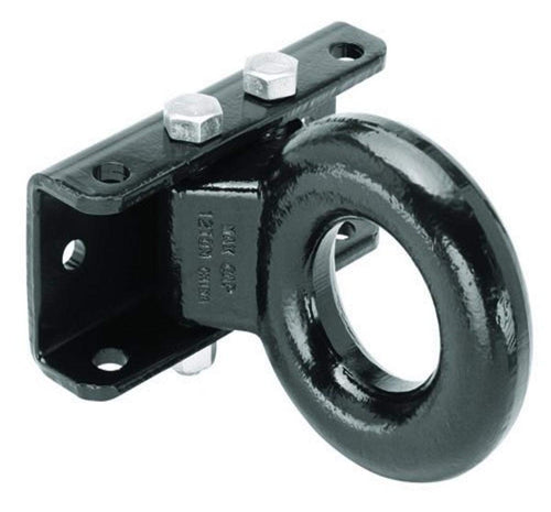 Adjustable Tow Ready Lunette Ring with Channel, Black 63036