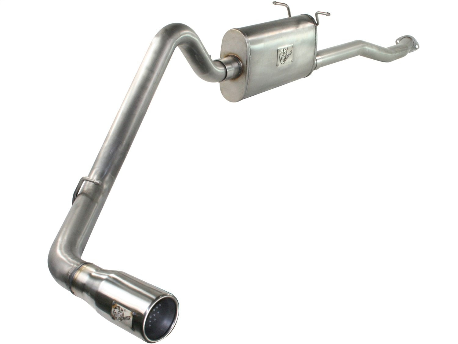 MACH Force XP aFe 49-43042 2.5" Stainless Steel Cat-Back Exhaust System with Polished Tip for Ford Ranger L4-2.3L DOHC