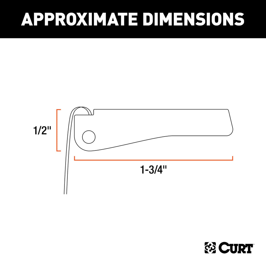 CURT Replacement Clevis Hook Safety Latch for CURT #81999 #81950
