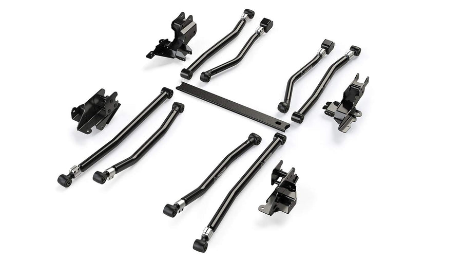 Alpine Long Control Arm & Bracket Kit – JL 4dr: 8-Arm Adjustable (3-6” Lift)