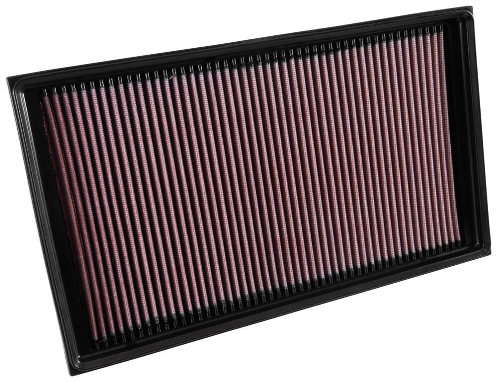 K&N Engine Air Filter: Replacement Car Air Filter, Reusable, Clean Every 75,000 Miles, Washable, Premium: Compatible with 2015-2019 VOLKSWAGEN/AUDI (Arteon, Tiguan II, Passat, RS3, TT RS), 33-3036