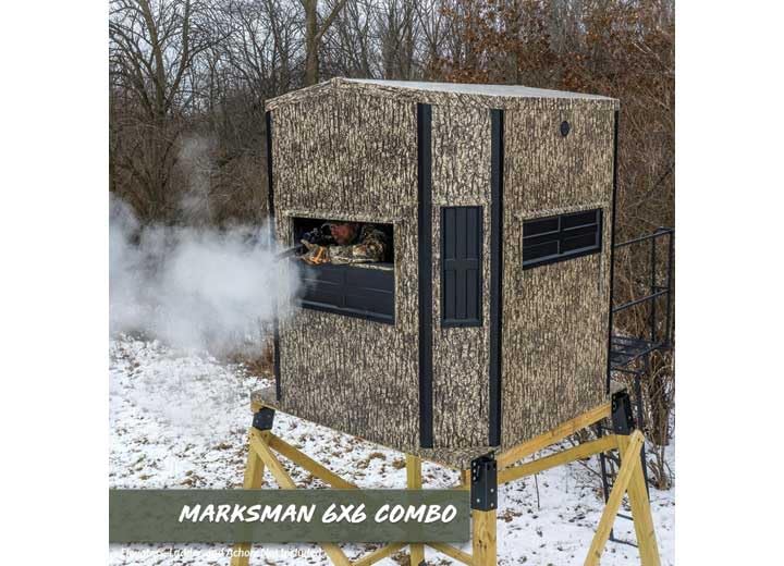 6x6 Marksman Octagon Hunting Blind Fully Assembled