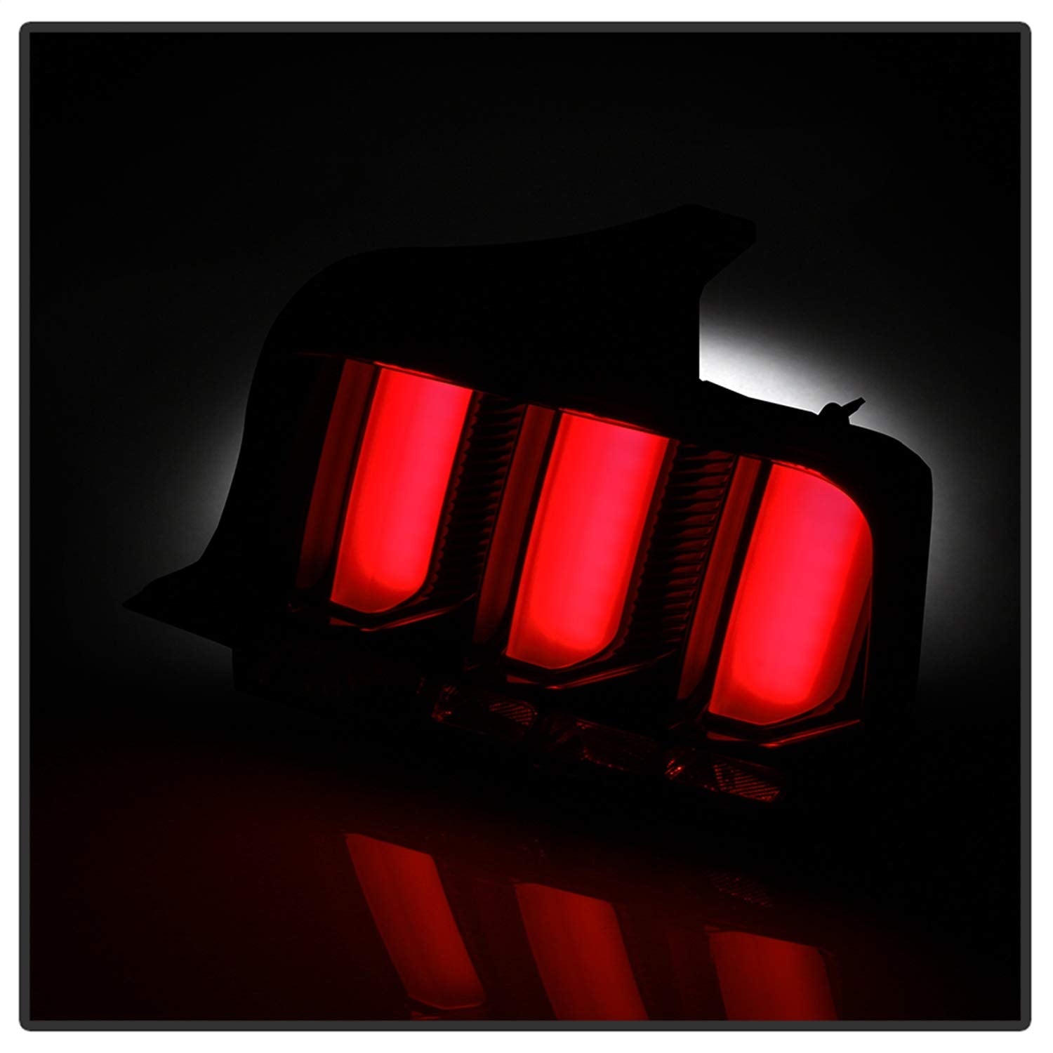 Ford Mustang 2005-2009 Spyder 5086723 (Red Light Bar) LED Tail Lights - Smoke