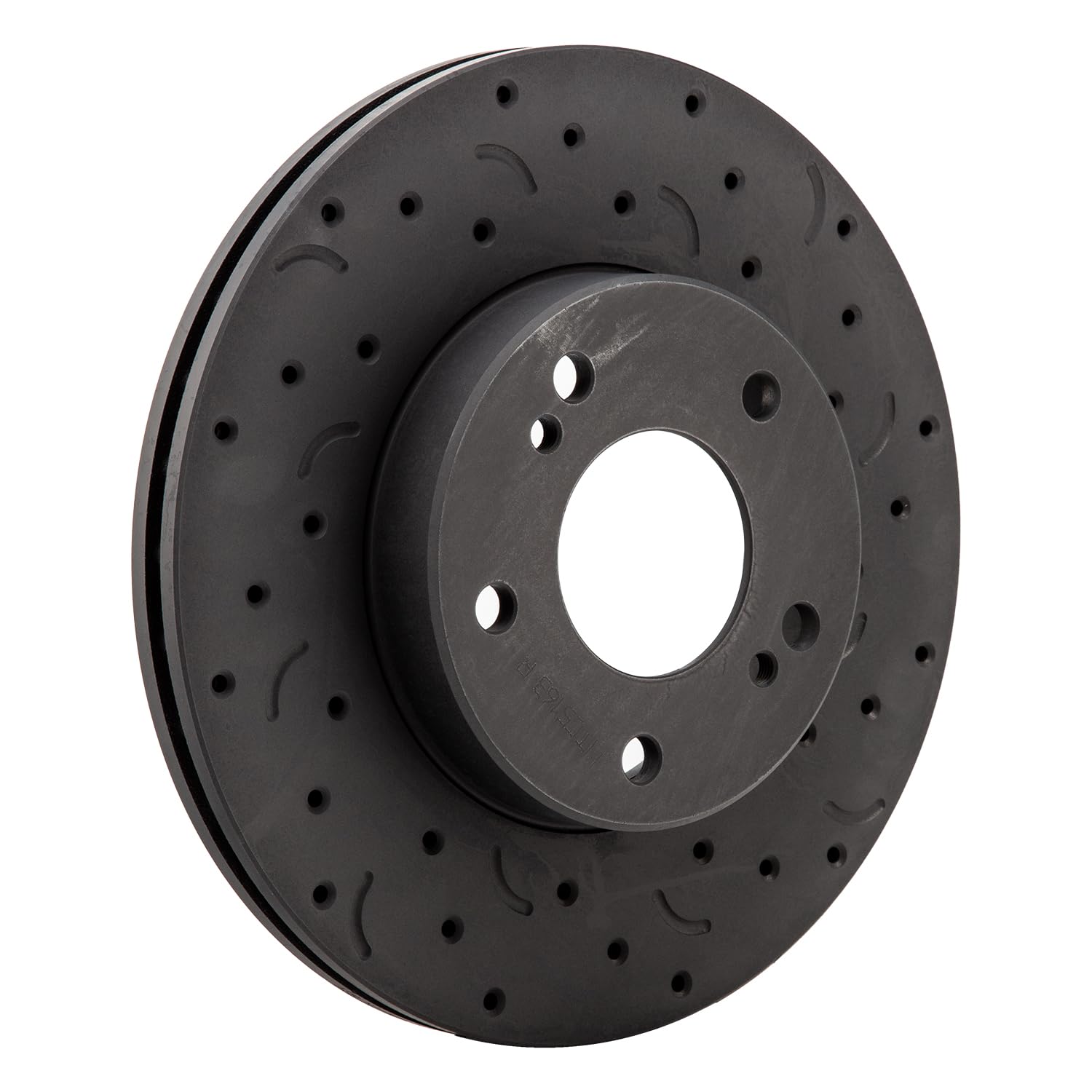Talon Cross-Drilled and Slotted Vented Rotor, Hawk Performance Brakes, 11.02 in. Diameter, 1.93 in. Height