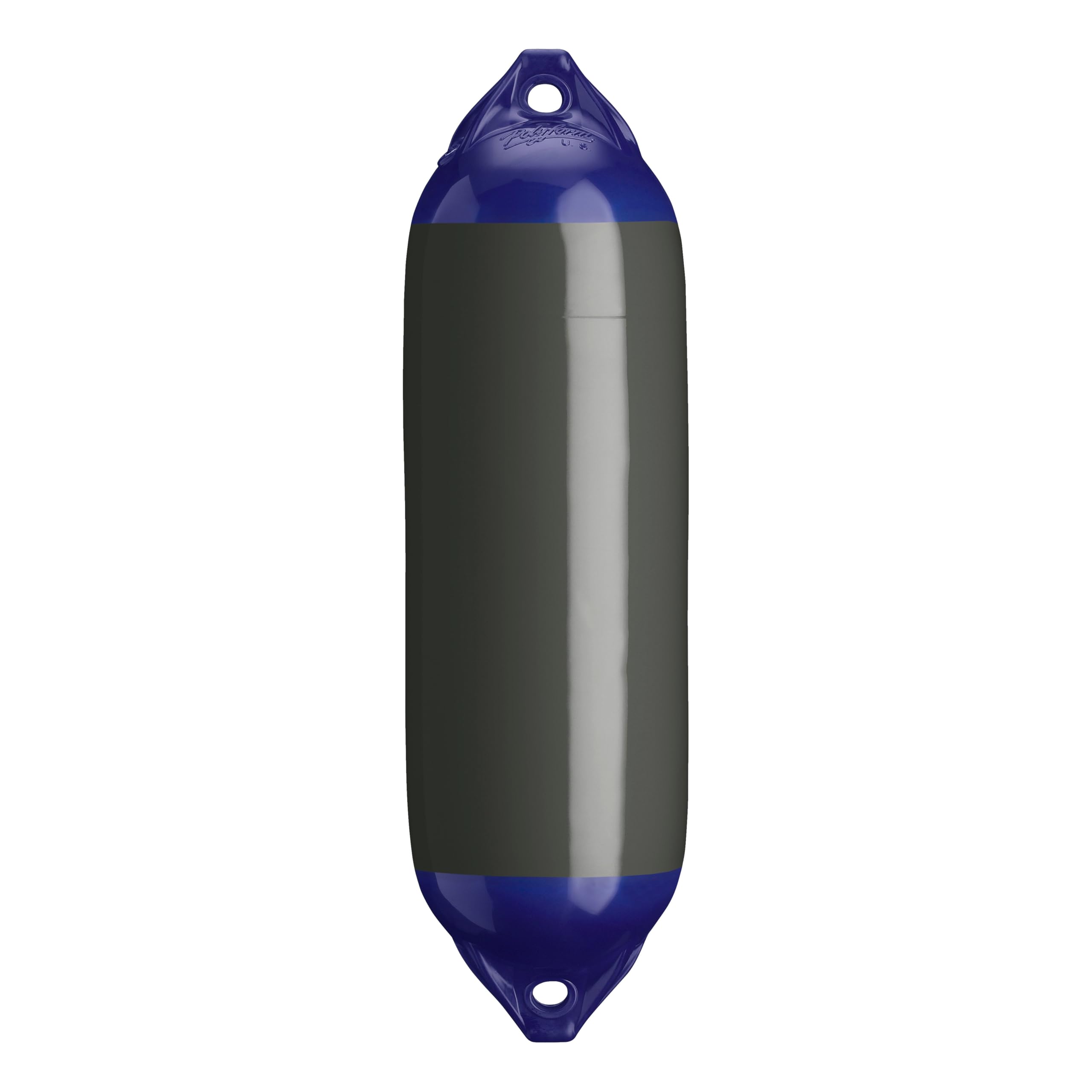F-02 Standard Polyform Boat Fender - Graphite Blue Ropehold