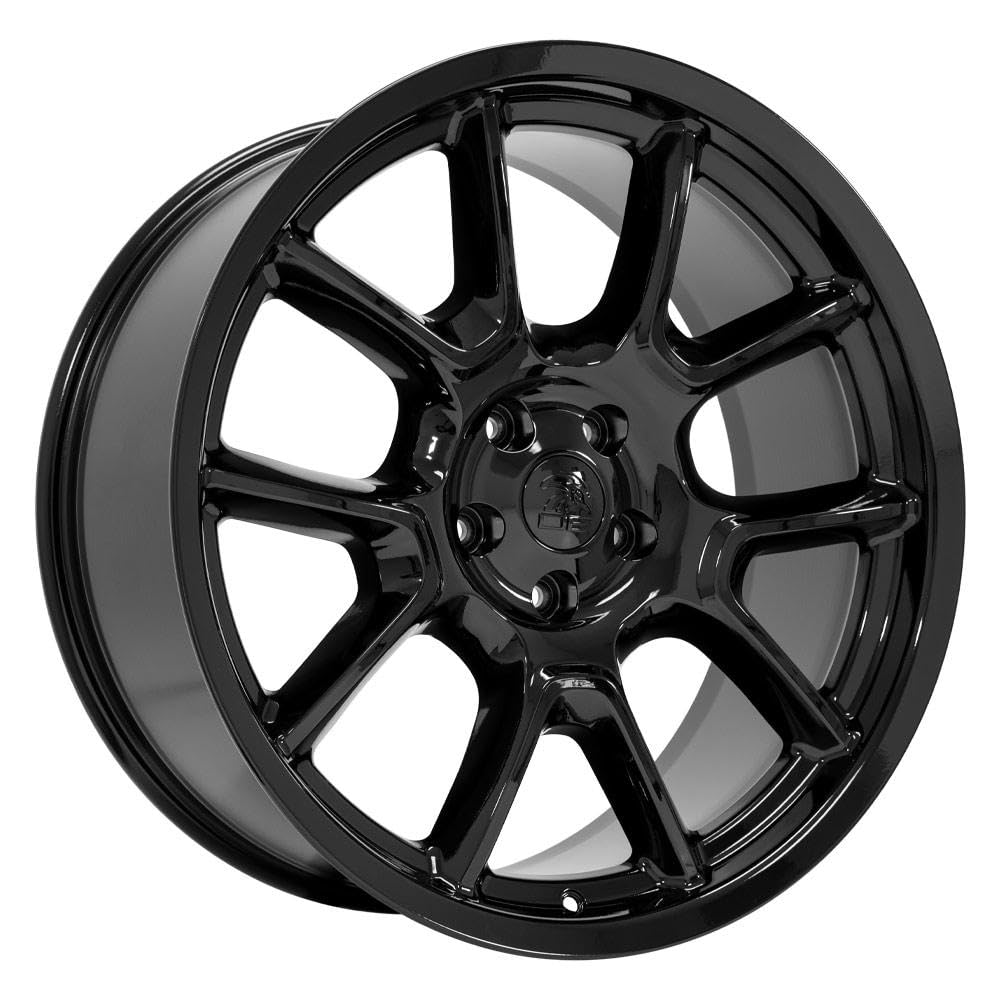 22 inch OE Wheels LLC Fits Journey Pacifica Durango Grand Cherokee DG21 Gloss Black Wheel